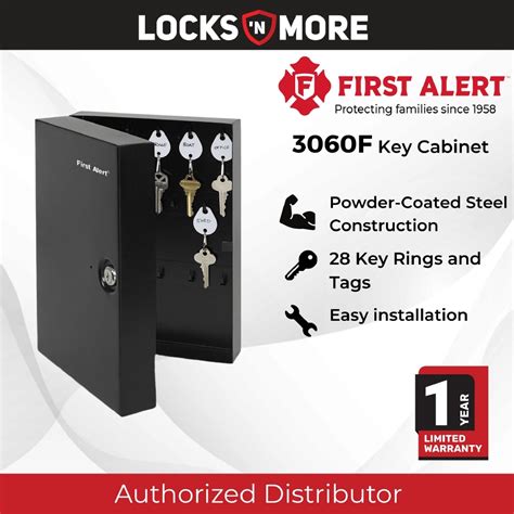 first alert steel wall mount key cabinet|First Alert 3060F Steel Wall Mount Key Cabinet.